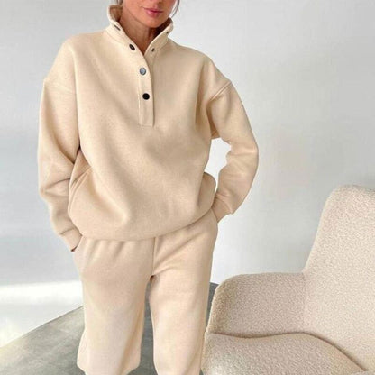 Women Suits Two Piece Long Sleeve Sweatshirt Sports Pants Outfit Set Tracksuits