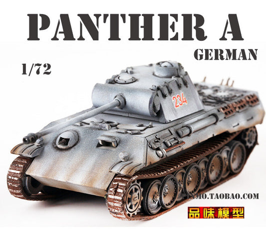 1/72 German Panther Tank Model Painting in Winter
