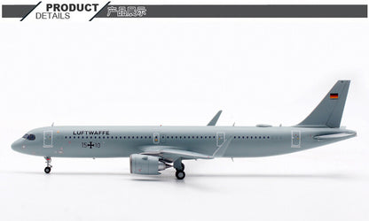 1:200 JC Wings LUFTWAFFE AIRBUS A321NEO Passenger Plane Diecast Aircraft Model