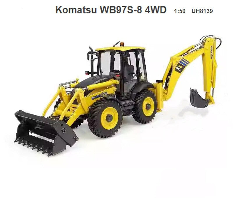 1:50 UH WB97S-8 Loader Forklift Contruction Machine Equipment Diecast Model