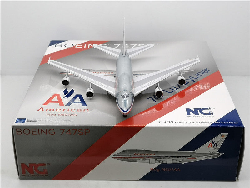 NG MODEL for AMERICAN for BOEING B747SP LUXURYLINER N601AA 1/400 Aircraft Model