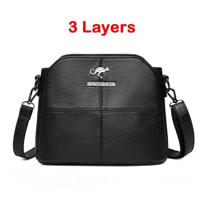 Fashion Leather Handbag Purse Small Crossbody Shoulder Messenger Bag Polyester