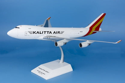 1:200 35CM JC Wings Kalitta Air BOEING 747-400 Passenger Airplane Diecast Model