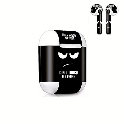 Protector Calcomania de Vinylo Forro Para Audifonos Auriculares Aairpods 1/2