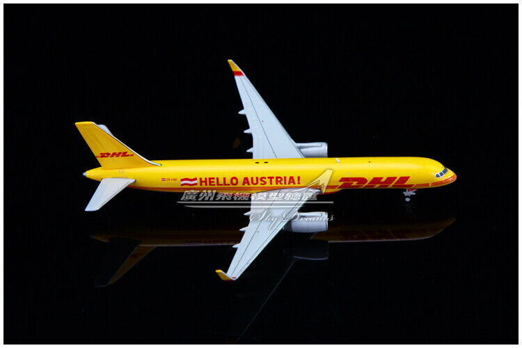 1:400 JC Wings DHL AIR AUSTRIA BOEING 757-200PCF Aircraft Diecast Airplane Model