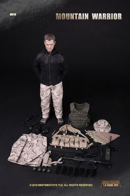 1/6 mini times toys Battle of Shanghai Machine Gunner Soldier Figure