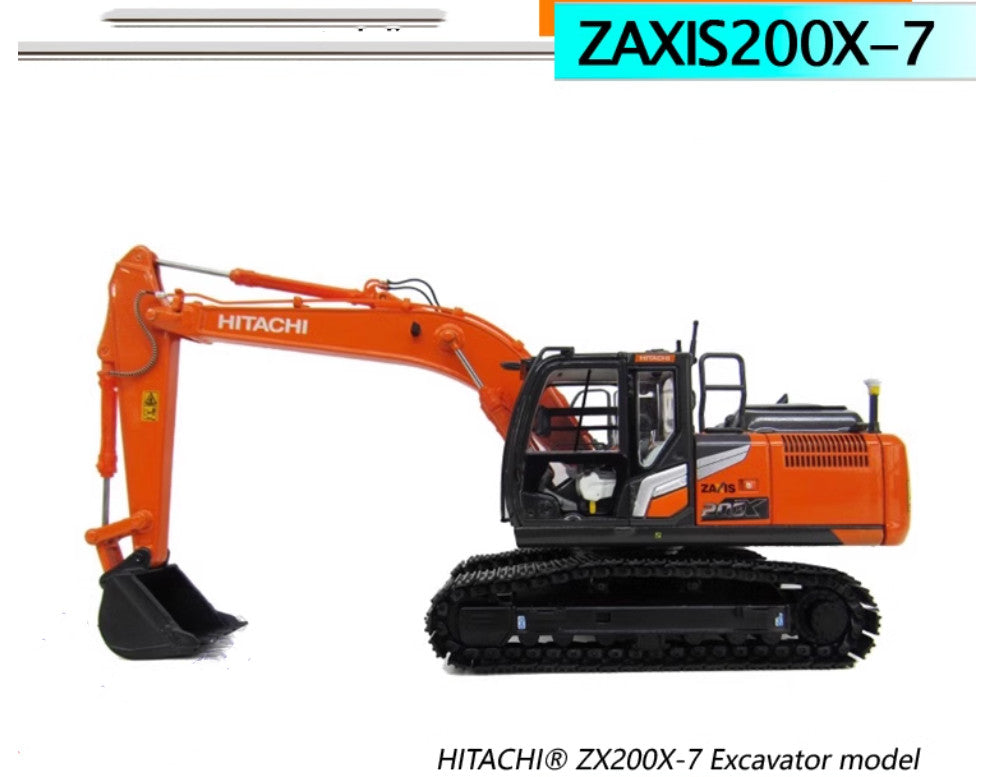 1:50 25CM ZAXIS200X-7 Excavator Construction Machine Equipment Diecast Model