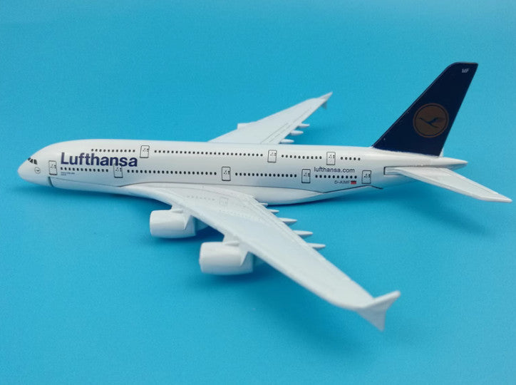 16cm Lufthansa AIRBUS A380 Passenger Airplane Diecast Aircraft Plane Model