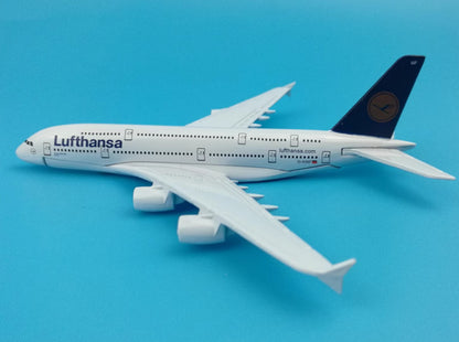 16cm Lufthansa AIRBUS A380 Passenger Airplane Diecast Aircraft Plane Model