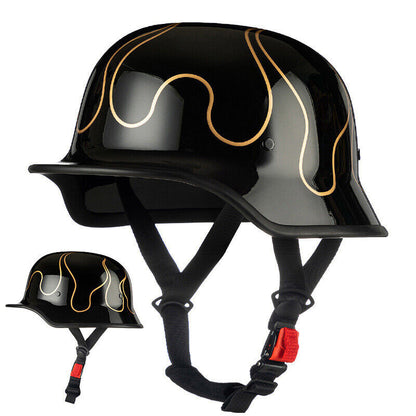 Retro German Style Motorcycle Half Helmet Men Women Helmet Duck Helmet Gift DOT