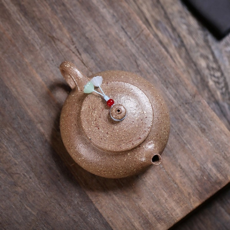 Yixing Purple Clay Teapot Original Ore Purple Jade and Golden Sand Handcraft pot