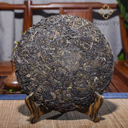 357g Raw Puer Tea Cake Yibang Yunnan Mountain Grown Fresh Spring Aroma Tea