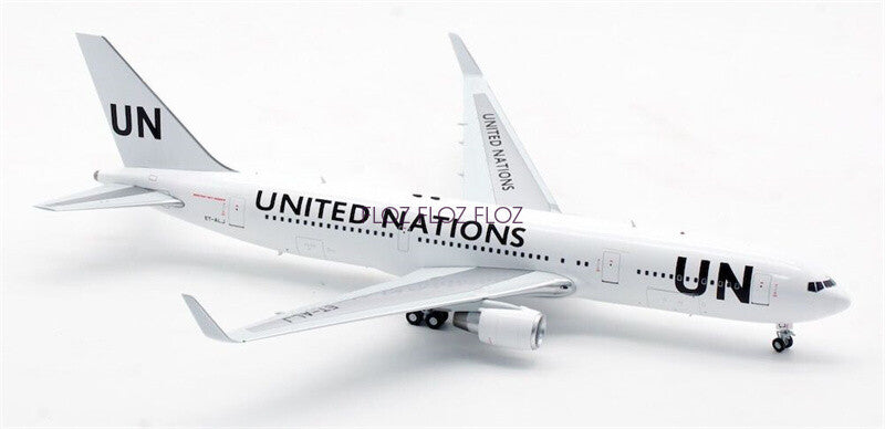 Inflight United Nations for Boeing B767-300 ET-ALJ 1:200 Plane Pre-built Model