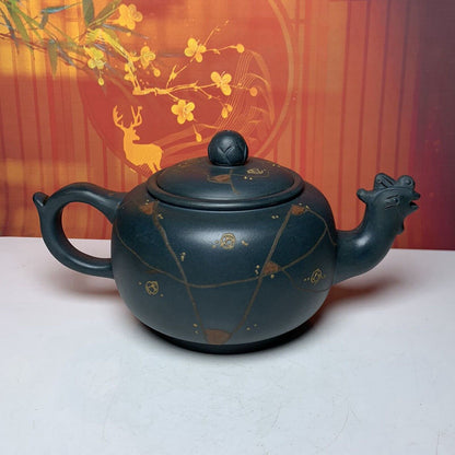Vintage Chinese Yixing Purple Clay Teapot Zisha Ceramic Exquisite Unique Teaware