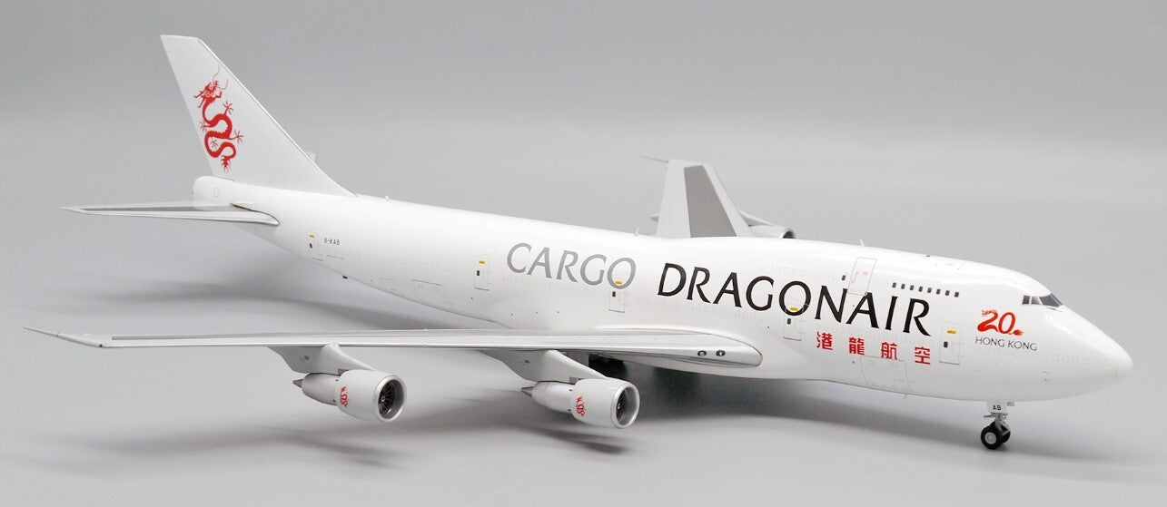 1:200 JC Wings Dragonair Cargo BOEING B747-300 Airplane Diecast Aircraft Model