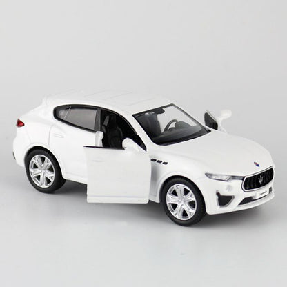 1:36 Maserati Levante GTS Model Car Diecast Toy Cars Gifts for Kids Boys White
