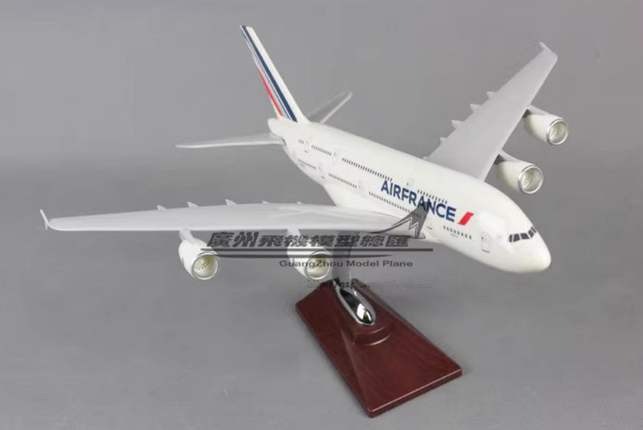 36CM AIR FRANCE AIRBUS A380 F-HPJC Passenger Plane Resin Aircraft Airplane Model