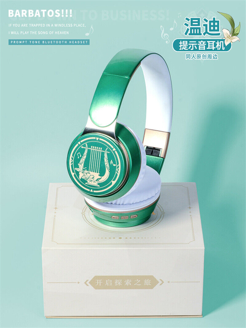 Genshin Impact Barbatos Cosplay Game Tws Headset Wireless Bluetooth Earphone New