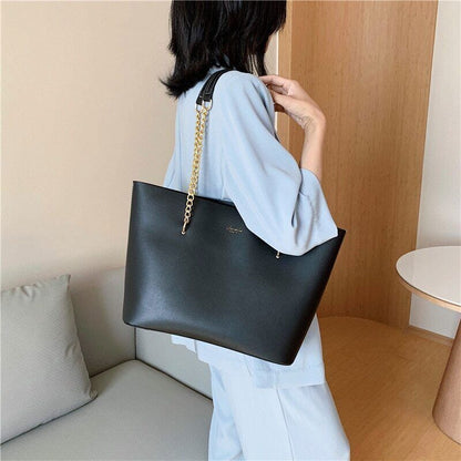 Pu Leather Shoulder Bags Women Handbag Chain Tote Bag Shopper Hand Bag Totes