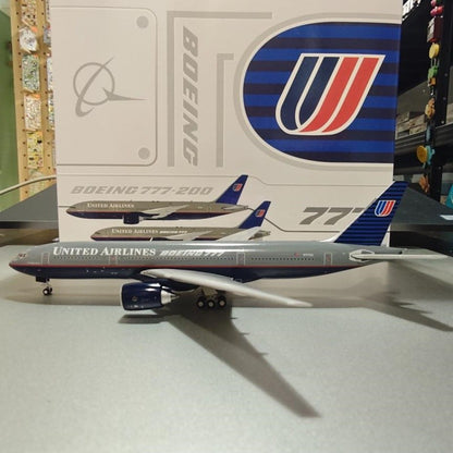 1:400 JC Wings United Airlines B777-200 Passenger Plane Diecast Aircraft Model