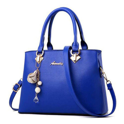 Womens Ladies PU Leather Shoulder Bag Purse Handbags Crossbody Messenger Totes