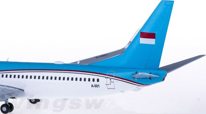 1:200 JC Wings REPUBLIC INDONESIA BOEING 737-800 Passenger Plane Diecast Model
