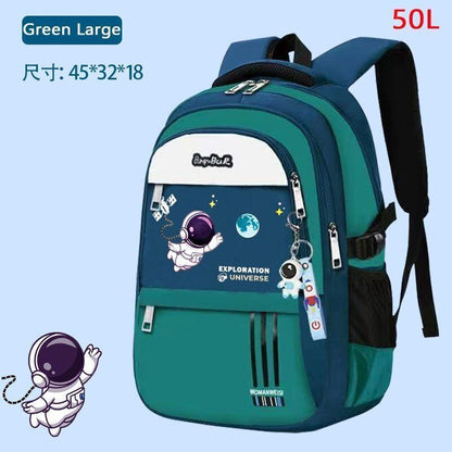 50L Schoolbag Primary School Students Spine Protection Super Light Backpack Boys