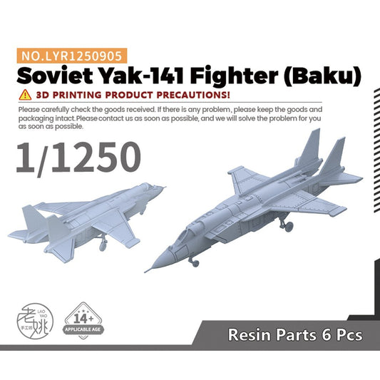 Yao's Studio LYR1250905 1/1250 Military Model Kit Soviet Yak-141 Fighter