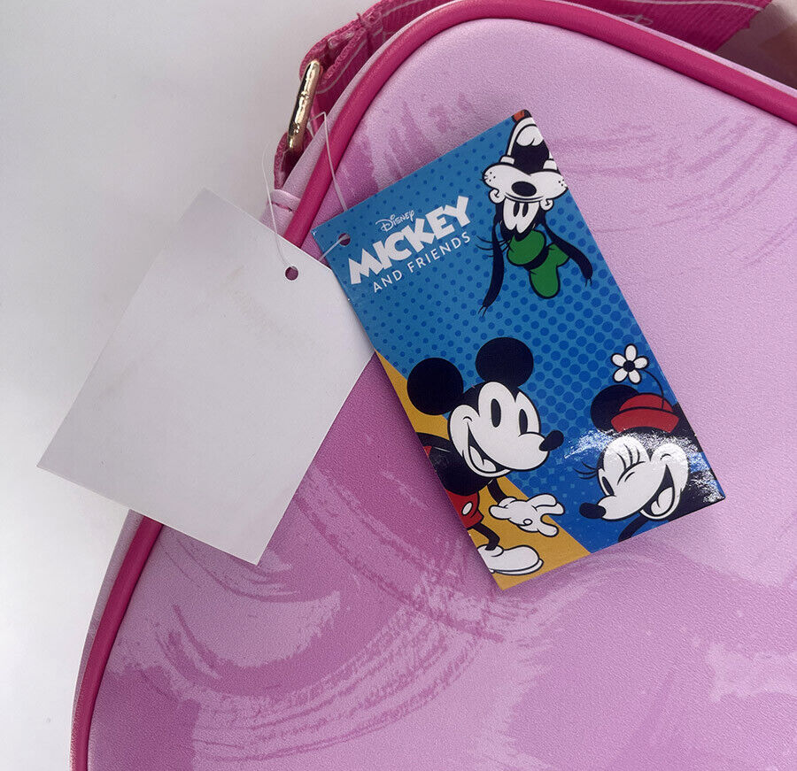 Disney Crossbody Bag Love Rare Red Mickey and Friends 8.5" Lady Purse Minnie