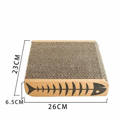 Corrugated Cat Scratch Toy Board Pad Grinding Nail Interactive Protect Furniture