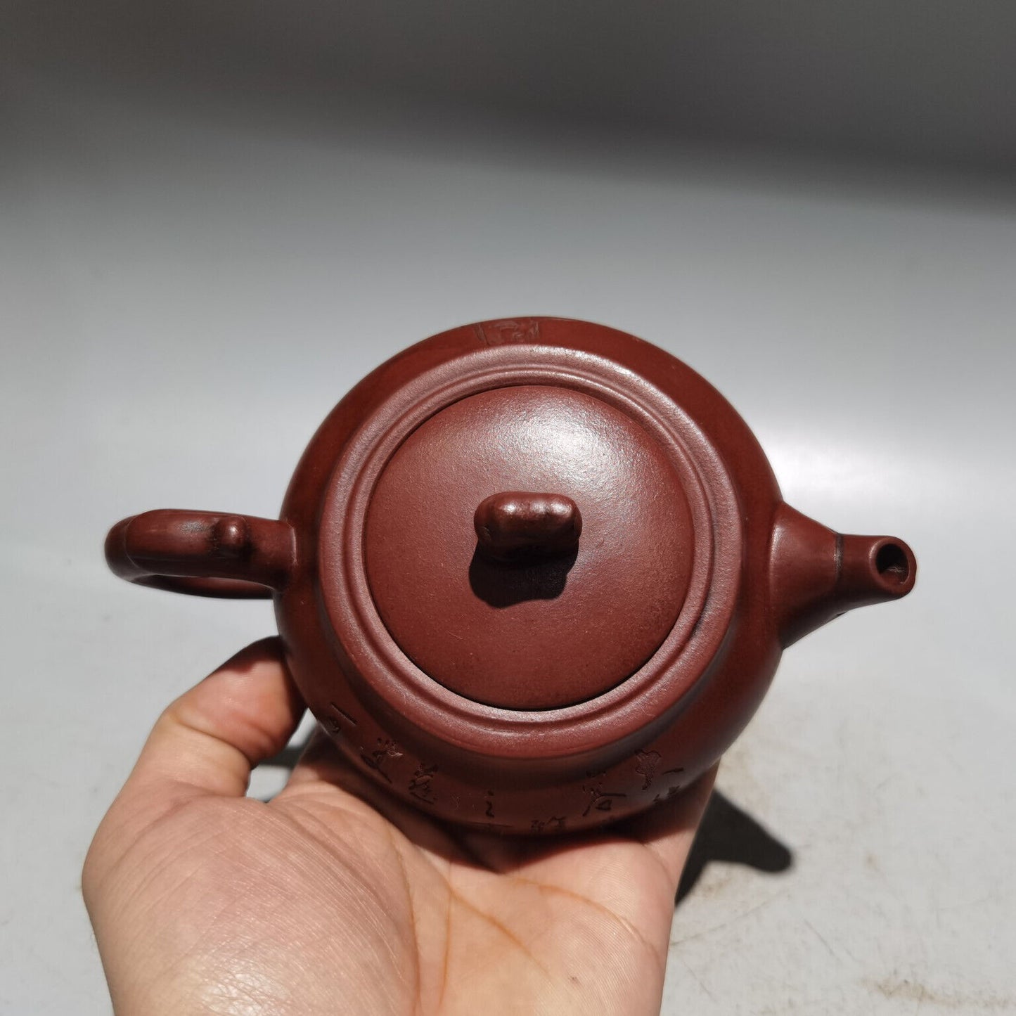 Chinese Yixing Zisha Clay Handmade Exquisite Teapot （龙壶 底款：顾景舟）