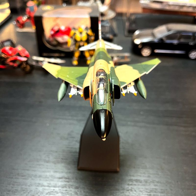1:100 US F4C Phantom Fighter Alloy Aircraft Model Team 63 in Türkiye