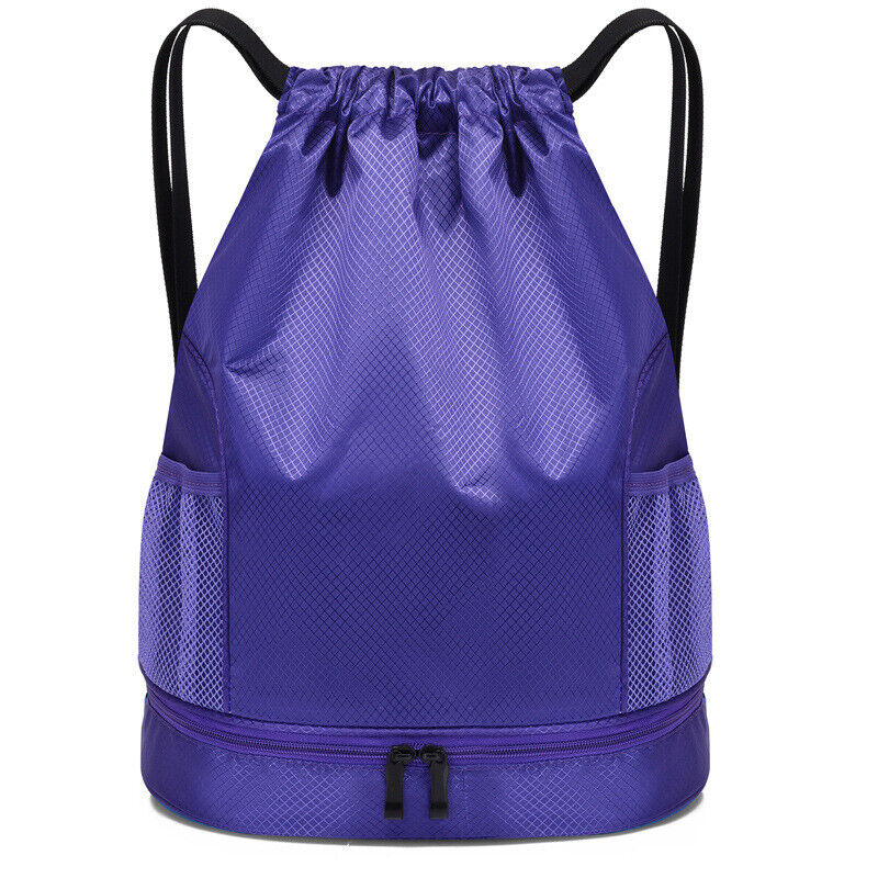 Waterproof Basketball Bag Wet Dry Separation Bags Swimming Drawstring Backpack