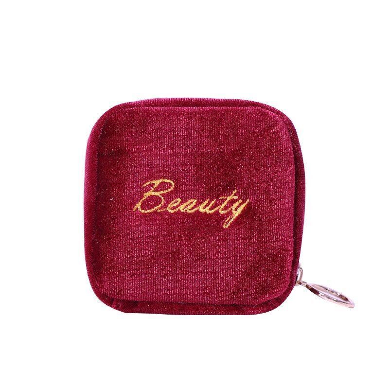 Storage Bag Travelling Lipstick Bag Zipper Makeup Pouch Organizer Storage Case