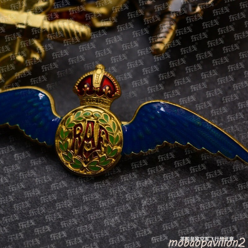 Full Size British Empire RAF pilot Badge Medal Replica Badge