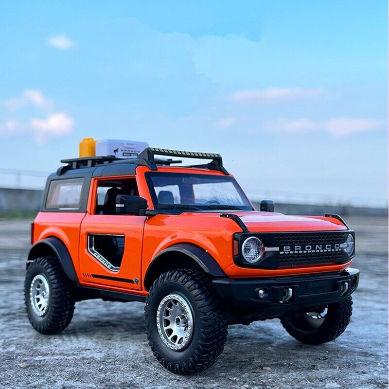 1:32 Ford Bronco Lima Druckguss Modellauto Geländewagen Spielzeug Soundlicht Geschenk -