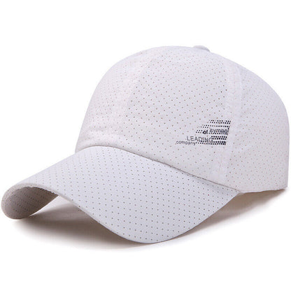 Unisex Quick Dry Baseball Cap Snapback Hat Breathable Sport Summer Outwear Hats