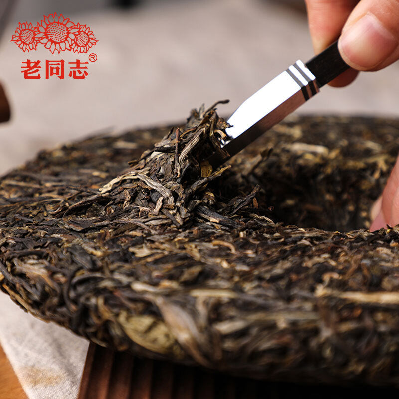 2022 Haiwan High Mountain Ancient Tree Old Comrade Batch 221 Raw Puer Tea 500g