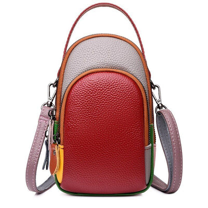 Genuine Leather Handbag Mobile Phone Bags Wallets Shoulder Bag Messenger Purse