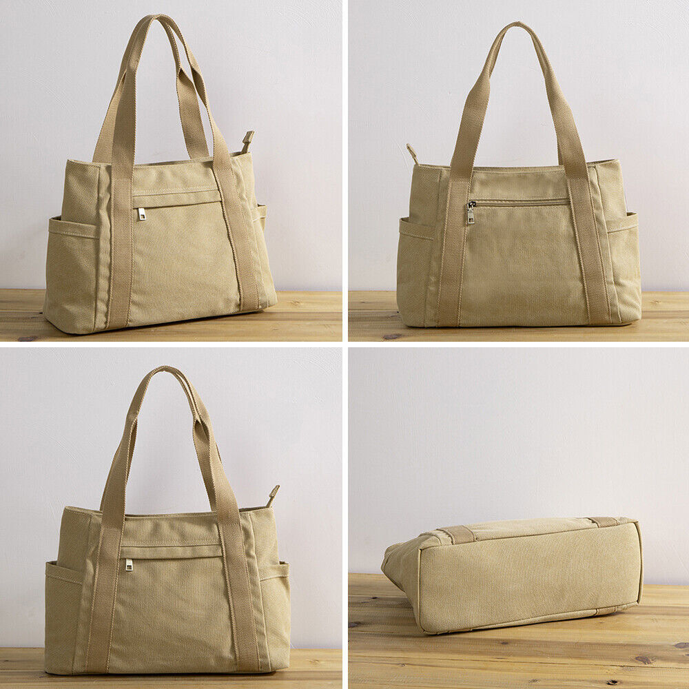 Women Canvas Tote Bag Shoulder Handbag Large Capacity fashion Shopping Bags