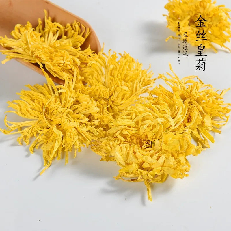 100g Golden Silk Royal Chrysanthemum Big Chrysanthemum Dried Flower Tea