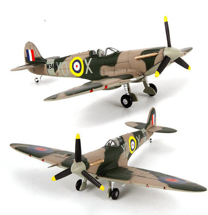 Terebo UNITED KINGDOM 1941 Supermarine Spitfire NK Vb 1/72 diecast plane model