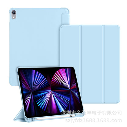 iPad Pro 11-inch tablet with pen slot 789 generation TPU soft case leather case