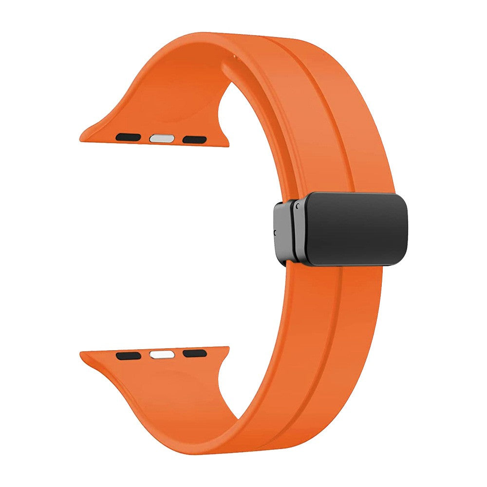 Suitable for Apple Watch 10 ultra2 silicone strap iWatch magnetic buckle strap