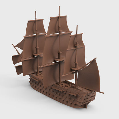 SSF2000002 1/2000Military Model Kit HMS Victory Sailing Battleship Water Line
