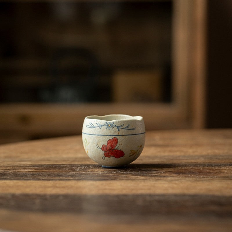 China Tea Cup Ceramic Master Cup 100ml Chinese Kungfu Tea Cup Handpainted Cups
