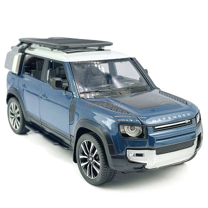 1/24 Land Rover Defender 110 Model Car Diecast Toy Cars Boys Toys Kids Gift Blue