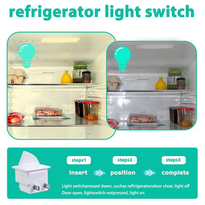 Refrigerator Door Light Switch – Compatible with Whirlpool, GE, Maytag, Amana, K