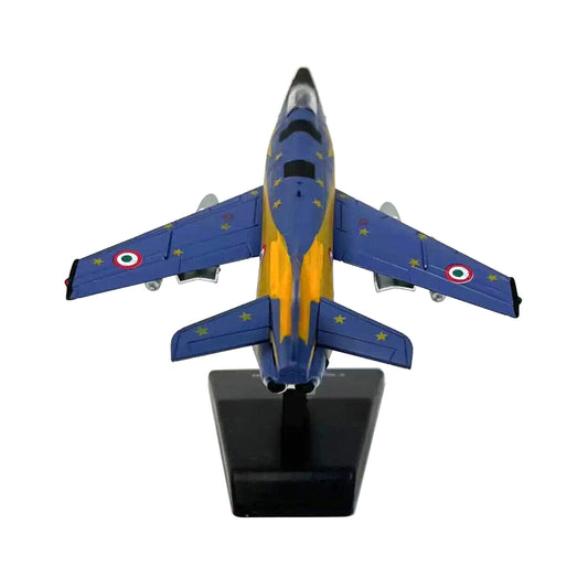 1:100 Scale Fiat G-91Y Fighter Alloy Aircraft Model Plane Static Display Gift