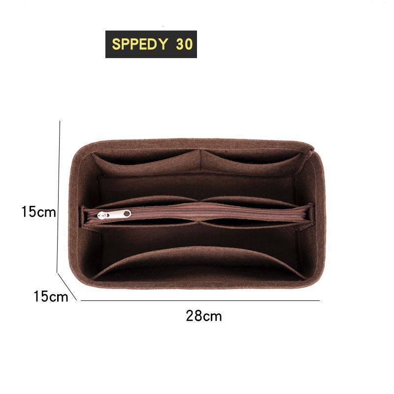 Felt Insert Bag Organizer Handbag Liner Pouch Cosmetics Makeup Bag 18*3*23CM 1PC